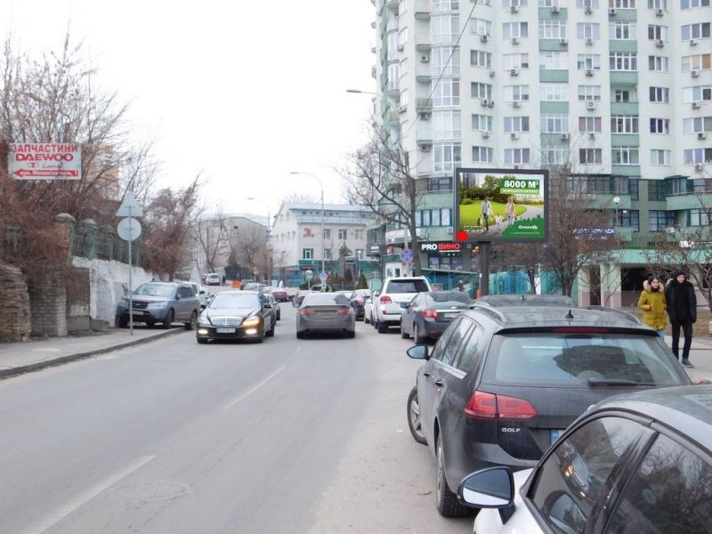 Скролл/Ситиборд, Киев, Шаповала генерала біля буд. 20 Б, в напрямку до  вул. Солом'янської