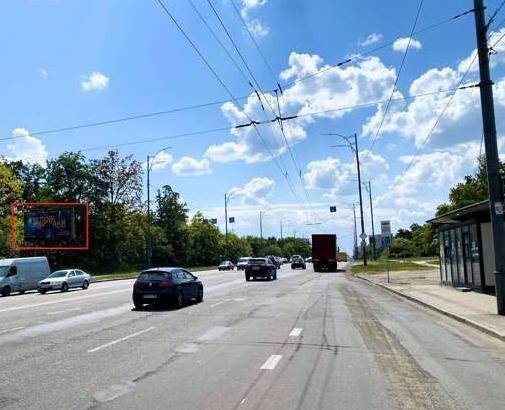 Білборд/Щит, Київ, Братиславська вул., 11а - Крайня вул.