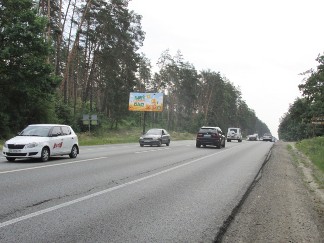 Білборд/Щит, Київ, Гостомельське шосе (Корчма, Фора, АТБ-маркет), в напрямку Києва