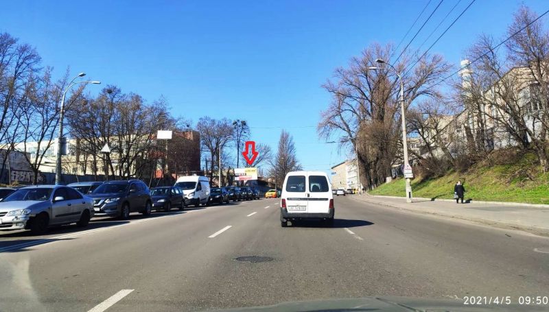 Білборд/Щит, Київ, вул. Лугова, 11