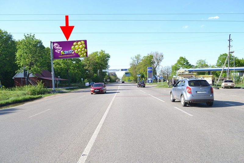 Билборд/Щит, Трассы, Харківське шосе-пост Поліції-виїзд із міста