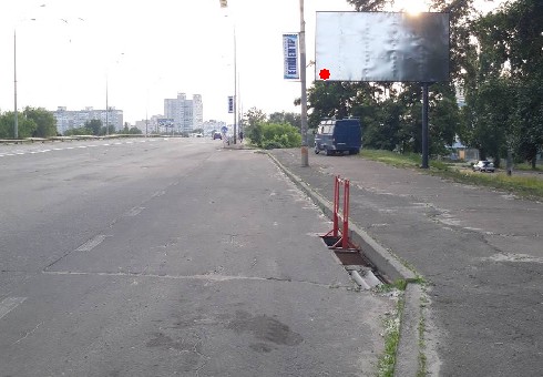 Білборд/Щит, Київ, Полярная ул., 20