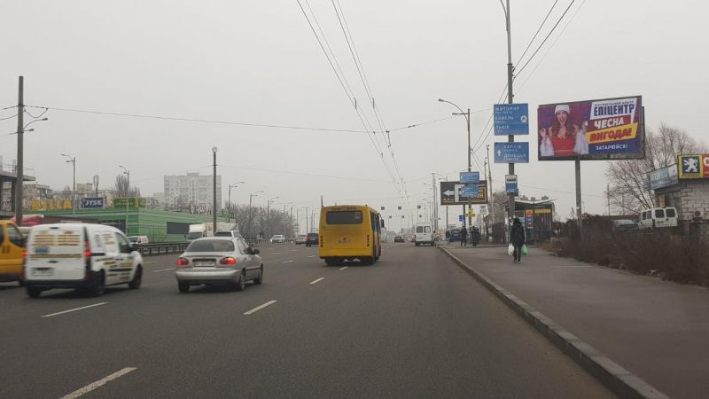 Білборд/Щит, Київ, Большая окружная за 100 м.перед ТЦ Апрель,
