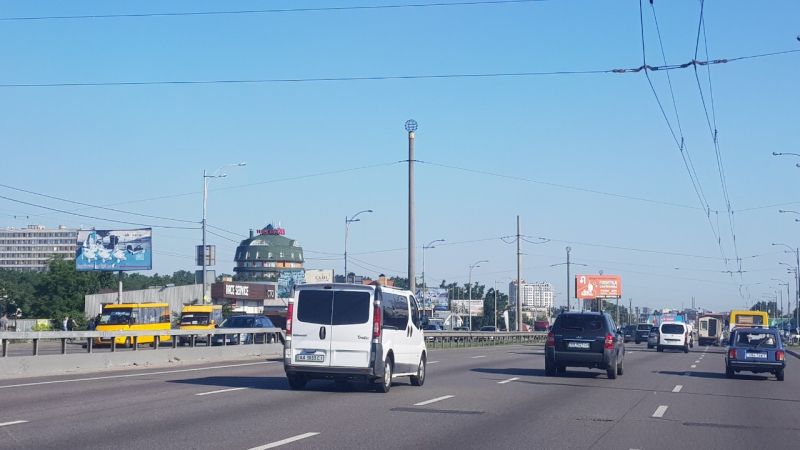 Білборд/Щит, Київ, Большая окружная 100 м. напротив ТЦ Апрель,