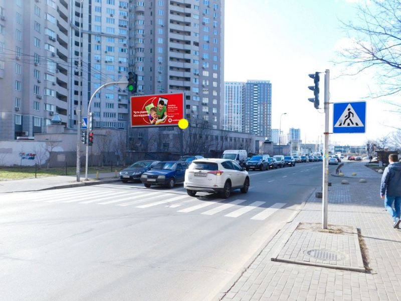 Роллер/Призматрон, Киев, Княжий Затон вул. 21, світлофор, рух в напрямку Дніпровська наб.