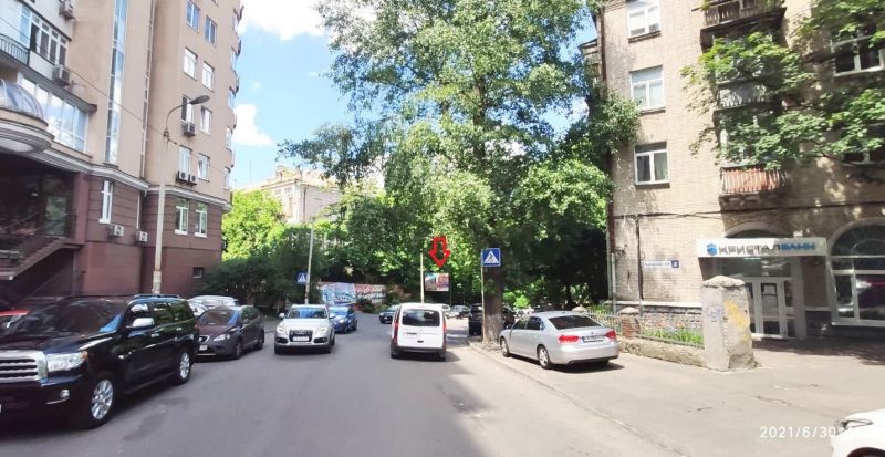 Билборд/Щит, Киев, Кудрявський узвіз, 2 (навпроти)