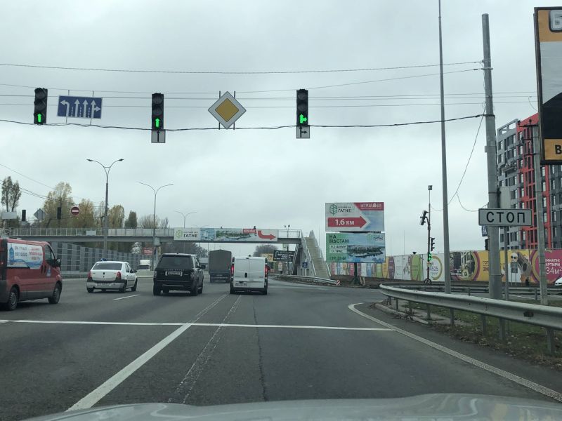 Білборд/Щит, Траси, а/д М-05 Киев-Одесса, за Мегамаркетом