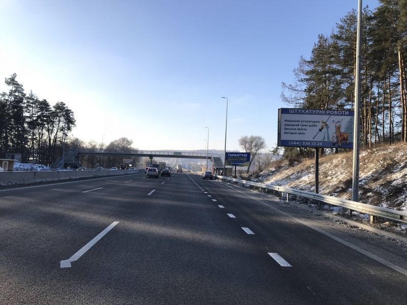 Білборд/Щит, Траси, а/д М-05 Киев-Одесса , возле поворота на Круглик