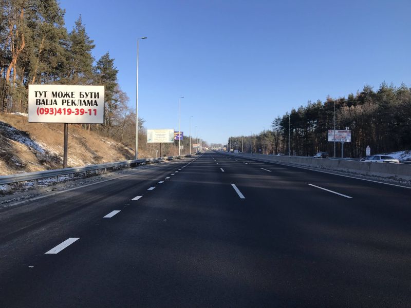 Білборд/Щит, Траси, а/д М-05 Киев-Одесса , возле поворота на Круглик