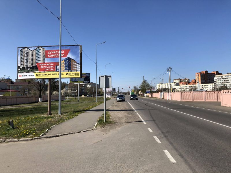 Билборд/Щит, Трассы, Дорога Чабаны-Новоселки , за светофором