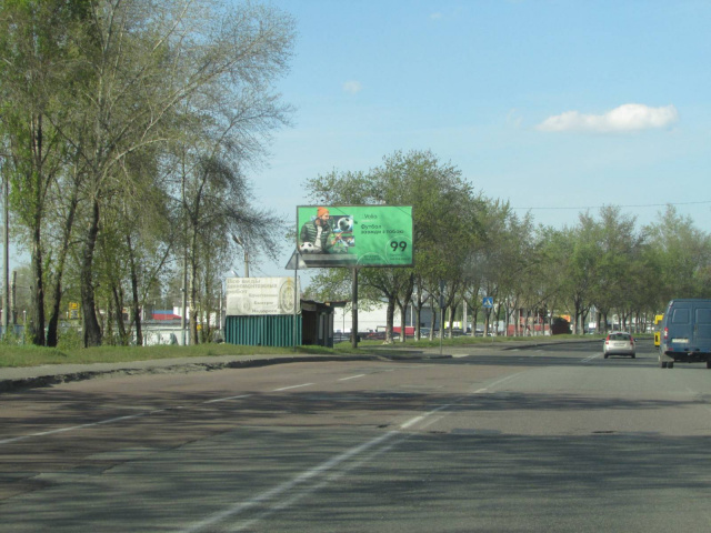 Билборд/Щит, Киев, Оноре де Бальзака, навпроти буд. 8, рух від  проспекту Генерала Ватутіна, ліворуч