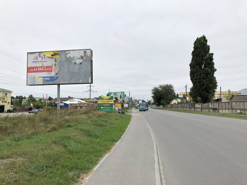 Билборд/Щит, Трассы, Ул. Киевская , перед поворотом на ул. Петровского