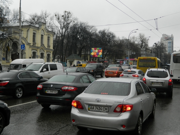 Скролл/Ситиборд, Киев, вул. В. Чорновола, 28/1 - "Охматдит" в напр. вул. Січових Стрільців