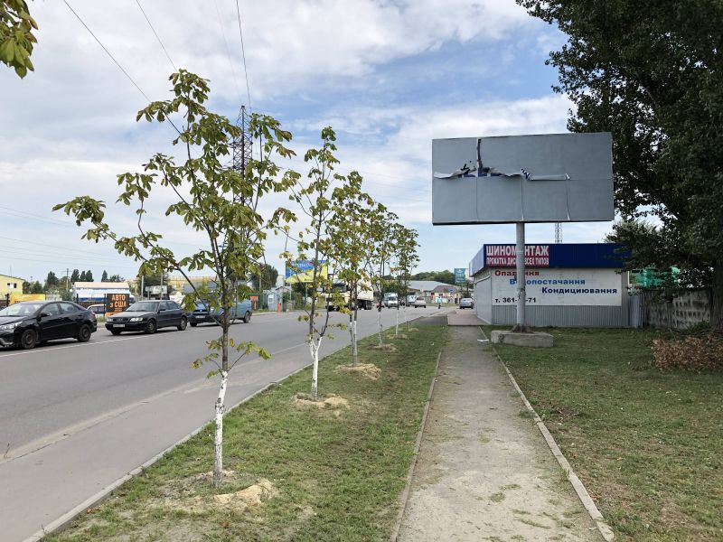 Билборд/Щит, Трассы, Ул. Киевская , после поворота на ул. Центральную