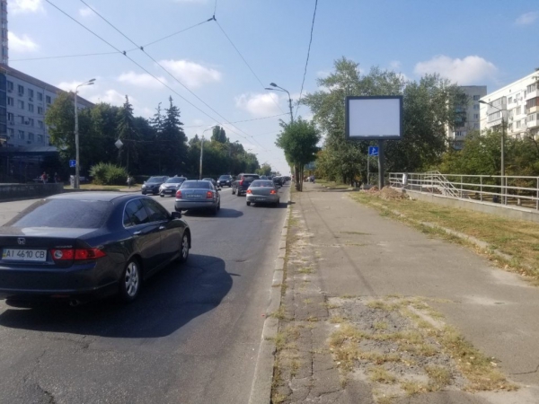 Скролл/Ситиборд, Киев, просп. Голосіївський, 120 / вул. Героїв Оборони, в напр. Одеської пл.