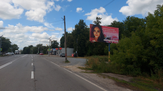 Билборд/Щит, Звягель, Звягель вул.Житомирська 102, в'їзд в місто зі сторони Житомира ст.А