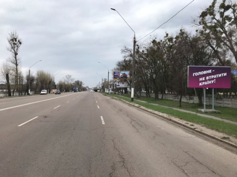 Билборд/Щит, Житомир, Київське шосе, 45, в"їзд зі ст.Києва (десантан бригада, 200м-автосалон Фольксваген, Тойота, навпроти АЗС ОККО, АМІК)