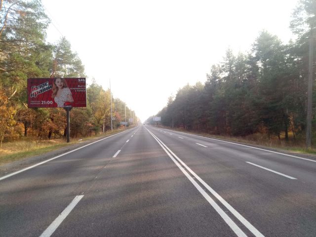 Білборд/Щит, Київ, Столичне шосе ( до Обуховв, поворт до котеджного містечка  "Золоті ворота" )