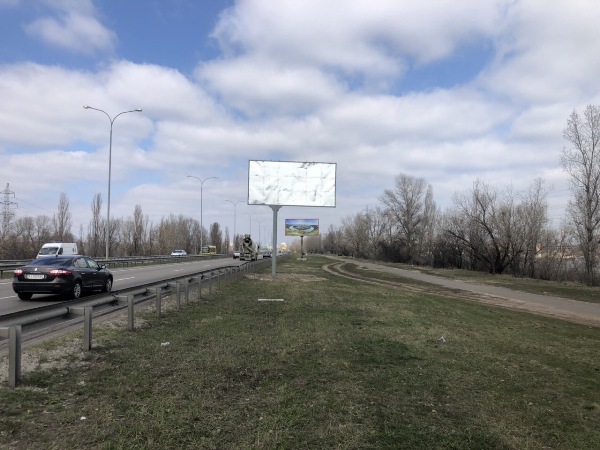 Билборд/Щит, Киев, ул.Богатырская, возле ресторана "Скатерть Самобранка", в сторону Вышгорода