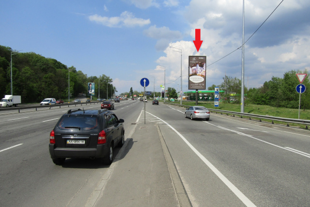 Беклайт, Киев, Наддніпрянське шосе, 8 (АЗС "WOG", АЗС "АВІАС плюс"), в напрямку міст Патона