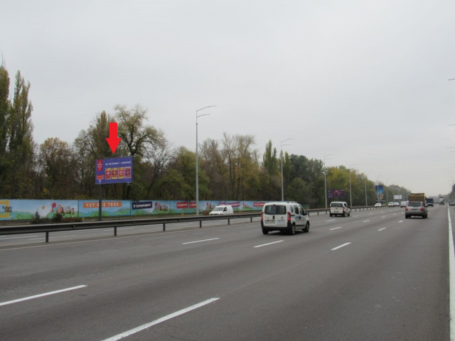 Білборд/Щит, Київ, Столичне шосе (АЗС"shell", АЗС"anp"), в напрямку  Науки просп.
