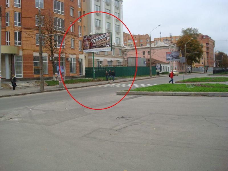 Билборд/Щит, Полтава, Соборності вул.(Жовтнева) - Ватутіна вул.