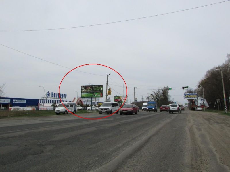 Билборд/Щит, Полтава, К.Шосе вул., 70 (в’їзд до Эпицентру)