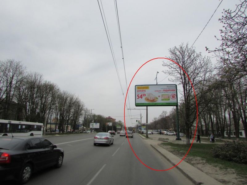 Білборд/Щит, Полтава, Європейська вул. (Фрунзе), 131