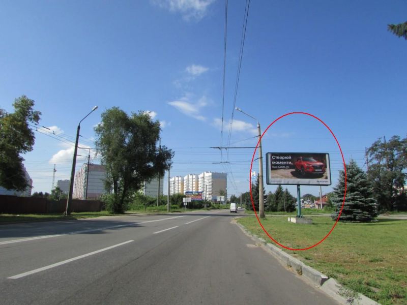 Білборд/Щит, Полтава, Європейська вул. (Фрунзе)(авторинок)
