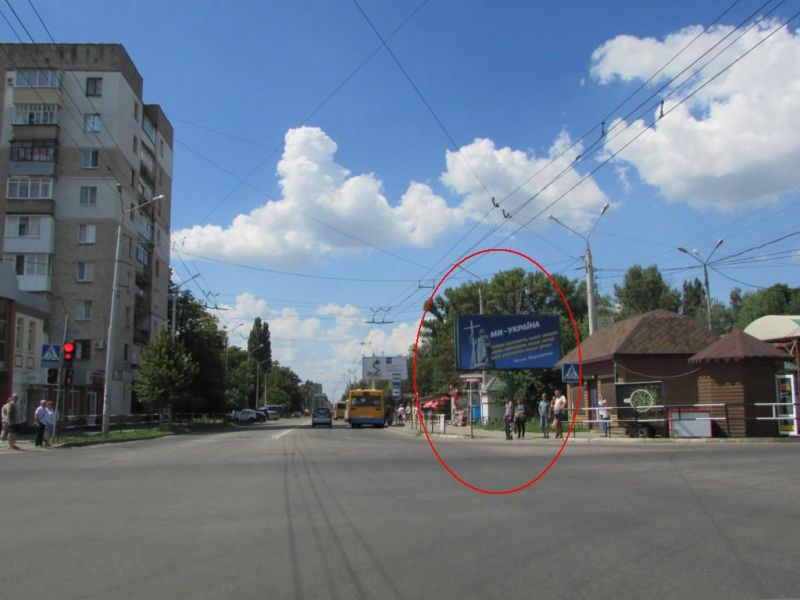 Білборд/Щит, Полтава, І.Мазепи вул. (Калініна)(зуп. "Мотель")