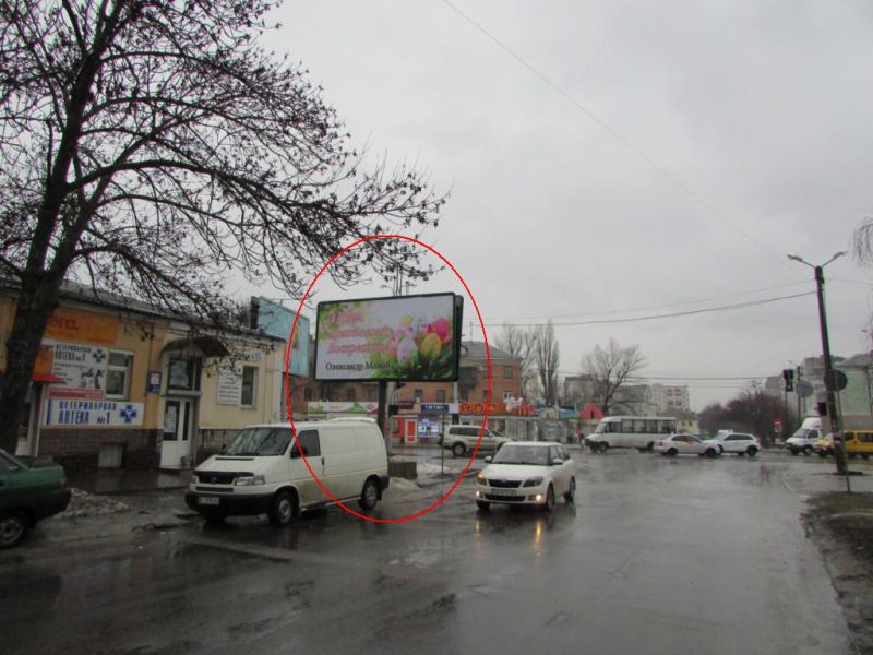 Билборд/Щит, Полтава, Сінна вул. та  Шевченка вул. (перехр.)