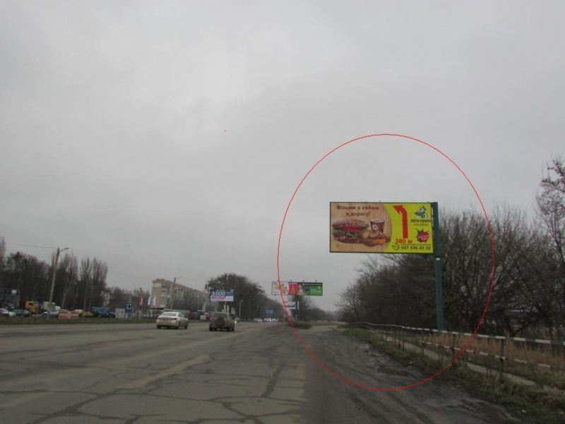 Билборд/Щит, Полтава, К.Шосе вул., 92/2 навпроти