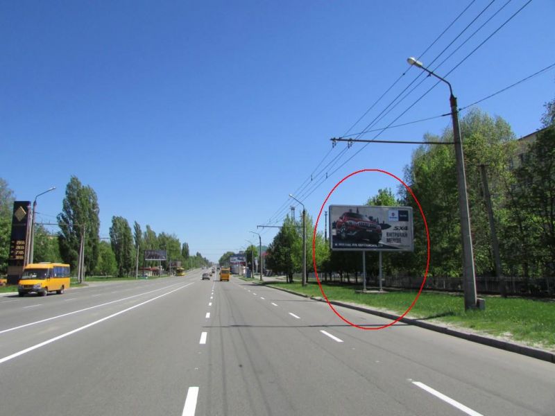 Билборд/Щит, Полтава, М.Бірюзова вул., 51