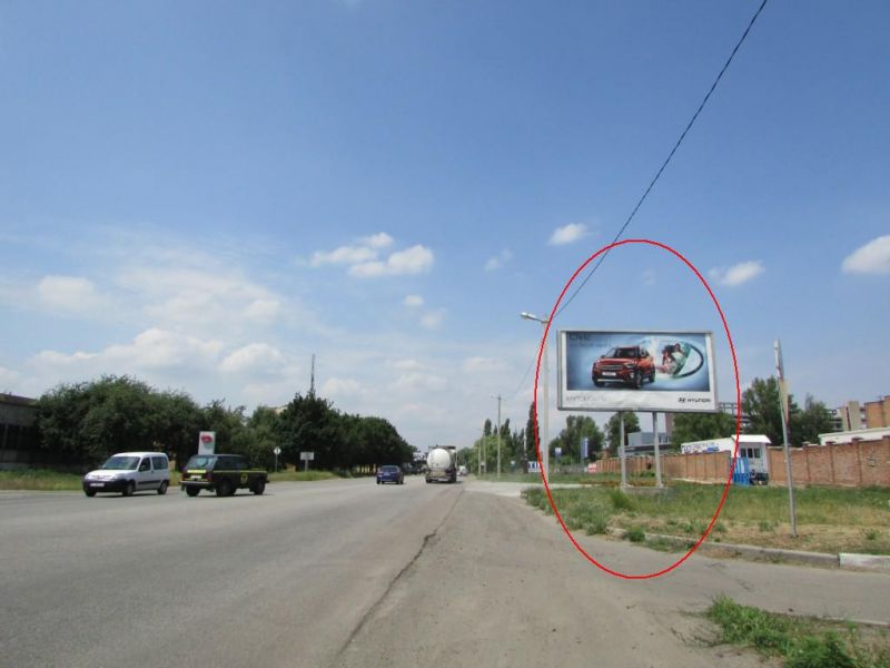 Билборд/Щит, Полтава, Х.Шосе вул. - Ореста Левицького вул. (Лихачева)