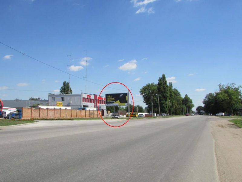 Билборд/Щит, Полтава, Х.Шосе вул. - Ореста Левицького вул. (Лихачева)