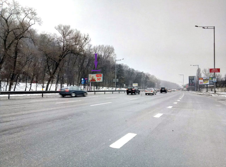 Ролер/Призматрон, Київ, Наддніпрянське шосе, 140 м від мосту Патона