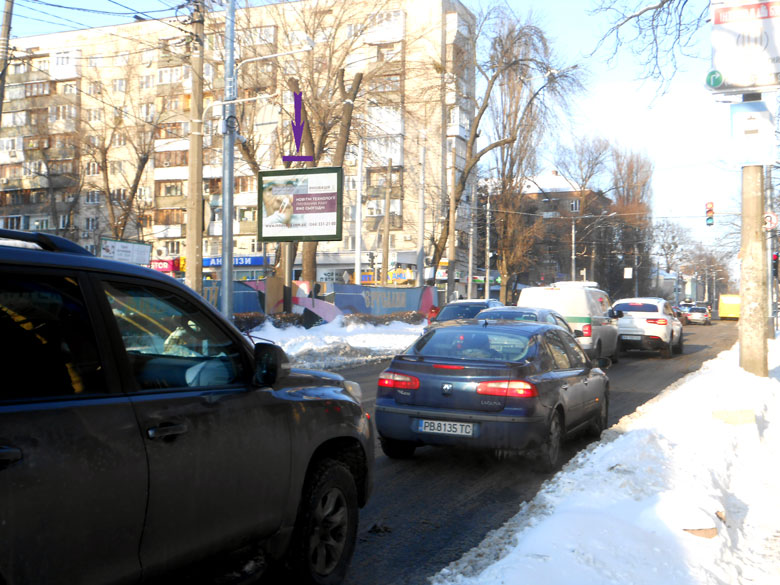 Скрол/Сітіборд, Київ, вул. Овруцька,7/ вул. Багговутівська,ТЦ "Променада"