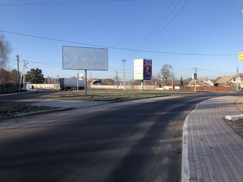Билборд/Щит, Белогородка, Ул. Владимирская , на кругу , возле магазина АНЖИО