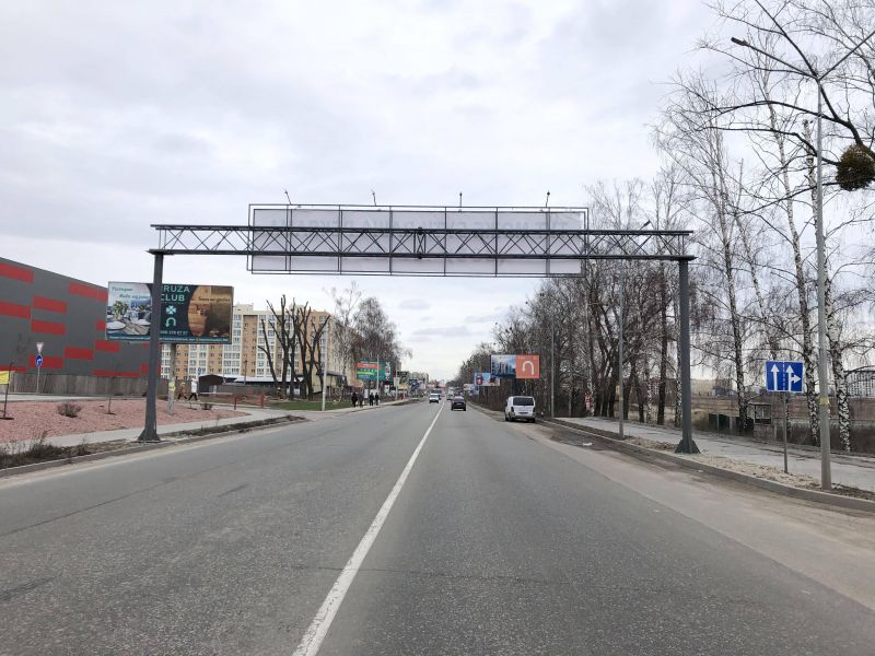 Арка/Реклама на мостах, Софиевская Борщаговка, вул. Соборна , навпроти ТРЦ "ЕВРОПАРК"