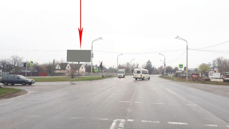Билборд/Щит, Днепр, 031B,вул. Передова, 346-А (перехрестя з вул. Покришкіна), на світлофорі,  рух в напрямку Донецького шосе