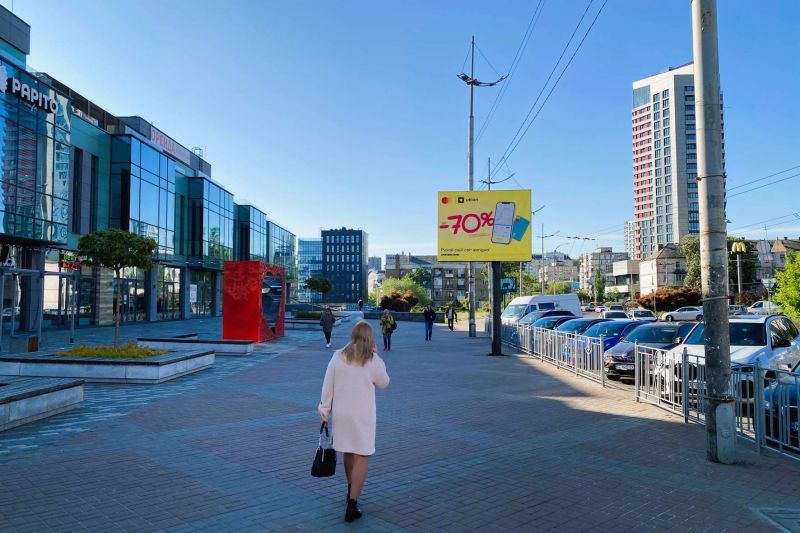 Скрол/Сітіборд, Київ, Ползунова вул.