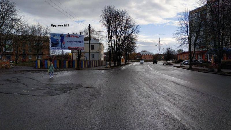 Билборд/Щит, Хмельник, вул. Столярчука - кругове, центральна дорога