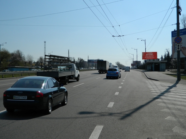 Білборд/Щит, Київ, В.Кільцева дорога, 20 /вул. Янтарна, зупинка, ресторан "Сім-Сім", ТЦ "Діамант" в напр. Одеської пл.