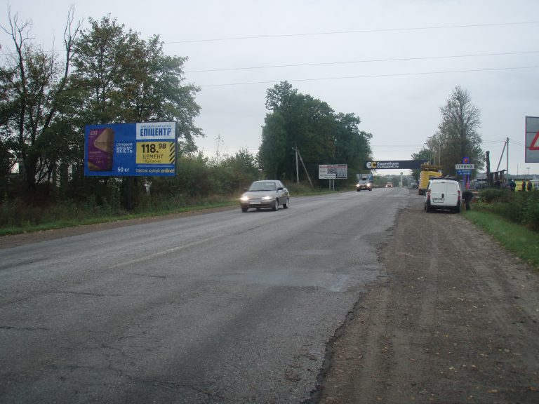 Билборд/Щит, Трассы, Калуське шосе (знак Івано-Франківськ)