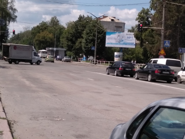 Билборд/Щит, Звягель, вул. Шевченко -Ніколаєва, ТЦ "Спутник", "Вопак", з центру