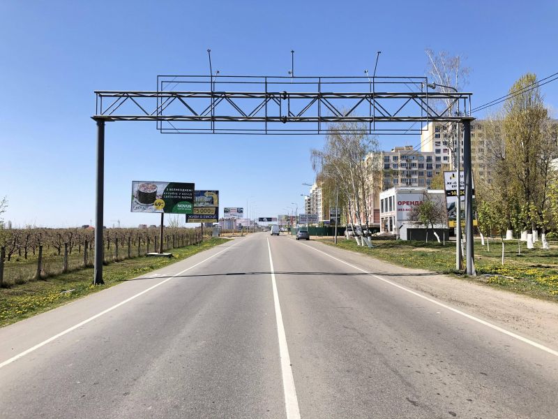 Арка/Реклама на мостах, Чабаны, ул. Садовая , возле ЖК "Новые Теремки"