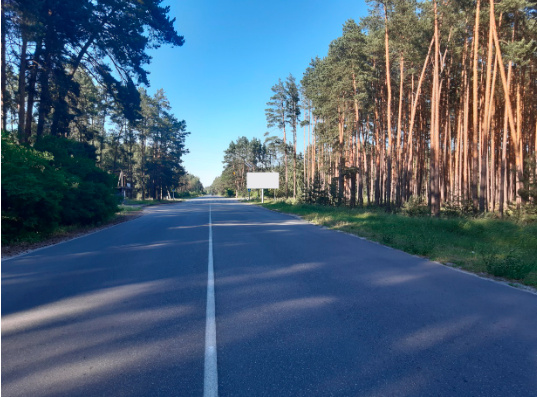Білборд/Щит, Траси, с.Вища Дубечня, автодорога Р69, 50 м до повороту на вул. Леніна, напрямок з Києва, праворуч