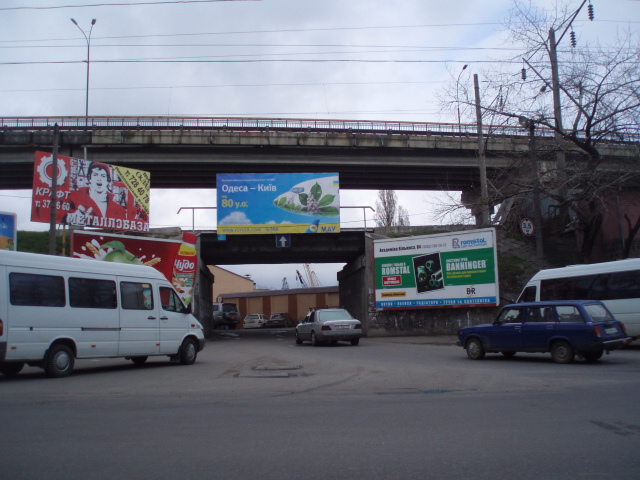 Билборд/Щит, Одесса, Пересыпский мост/Газовый                              установка под клиента