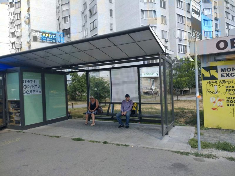 Реклама на остановках, Киев, Проспект Григоренка, 15