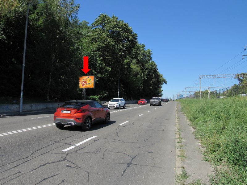 Білборд/Щит, Київ, Грінченка вул., в сторону вул. Протасов Яр